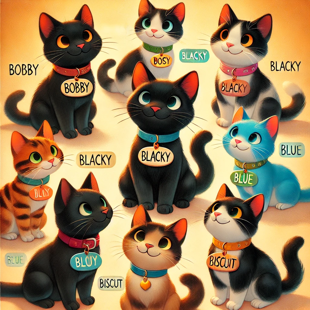 NOMBRES de GATOS con B