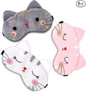 antifaz para dormir con forma de gato